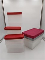 6 Sterlite & 7 Rubbermaid Containers