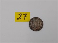 1829 Copper 1/2 Cent coin
