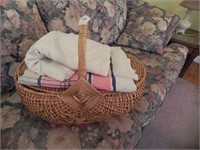 Basket and Linens