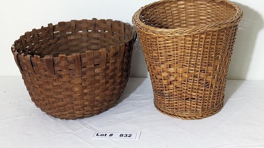 VINTAGE WICKER BASKETS