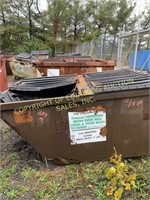 (9) yd steel dumpsters rear loads