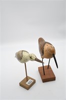 2 Shore Birds ~ Wooden