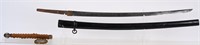 JAPANESE KATANA SWORD AND SAYA SIGNED TANG