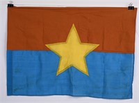 ORIGINAL VIETNAM VIET CONG CAPTURED BATTLE FLAG