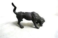 Heavy Cast Iron Dog 10"L