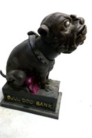 Bulldog Cast Iron Bank 7"T