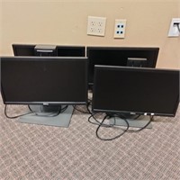 (4) Dell Monitors                (R# 207)