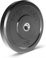 Steelbody Olympic Rubber Bumper Weight Plate 45