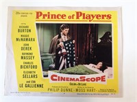 Prince of Players  original 1955 vintage lobby car