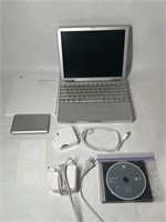 Apple Powerbook G4 with Case, Battery & Cables