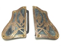 Antique Belt Buckle - Art Nouveau Style