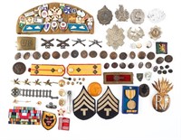 WWI - COLD WAR WORLD MILITARY INSIGNIA LOT