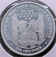 1 OZ .999 SILVER ROUND