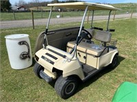 White Club Car Electric Golf Cart (no charger)