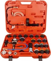 28pcs Radiator Pressure & Vacuum Kit Red