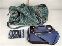 Vera Bradley bags including green duffel and blue