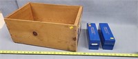 Snoboy Wooden Box & 2 PCGS Coin Boxes
