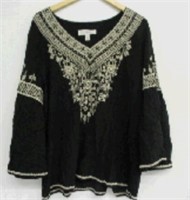 Women’s Chelsea & Theodore Embroidered Boho Blouse