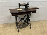 Naumann Vtg. Treadle Sewing Machine