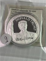 Trump Coin .999 Silver Layered