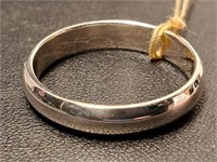 Sterling Silver Band Ring Size 13