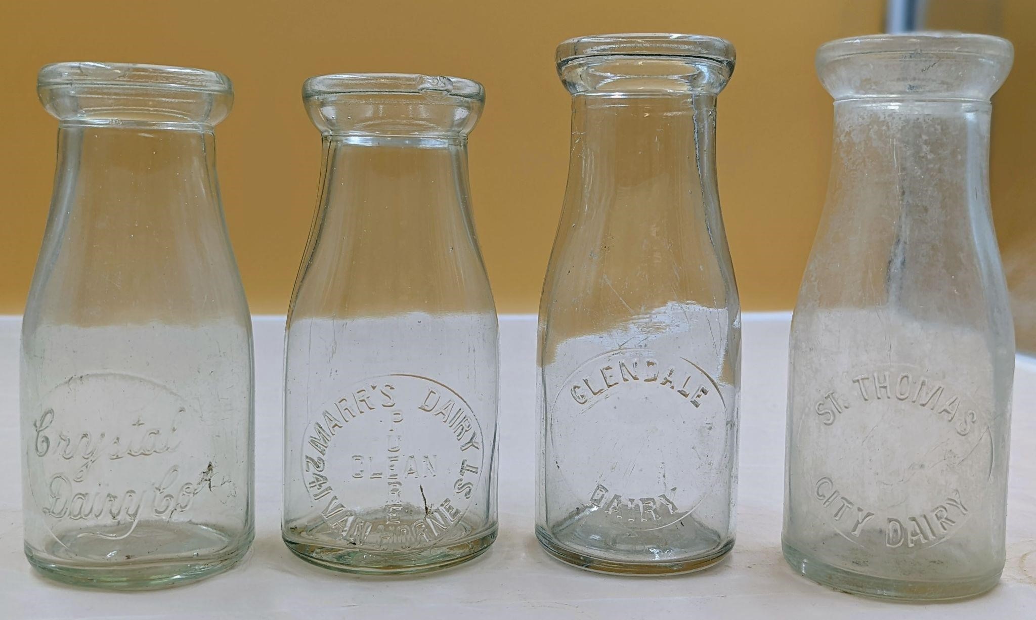 Vintage Dairy Bottles
