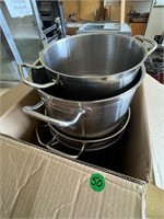 4 Stainless Stock Pots - NO LIDS