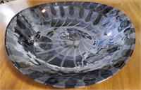 Beautiful Murano style large glass center bowl