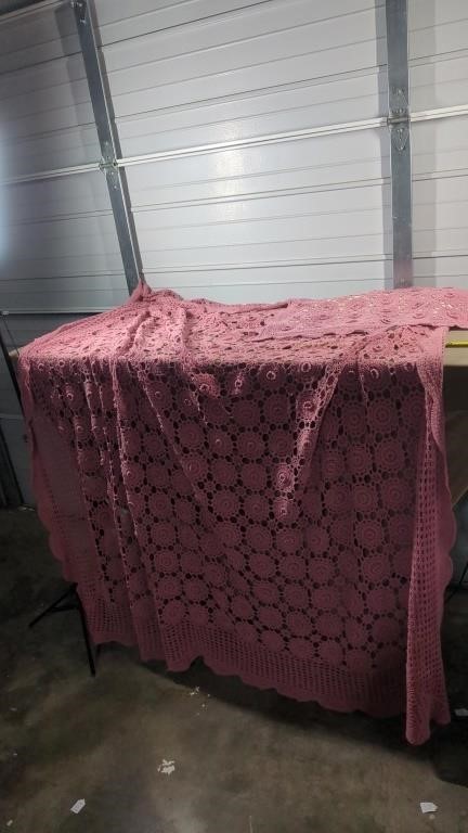 CROCHET BLANKET AND SHAM