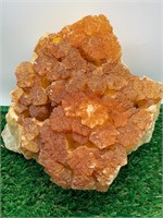 Golden Aragonite Crystal Specimen