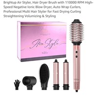 Brightup Air Styler, Hair Dryer Brush with