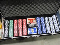 Poker Set, Chips & Cards