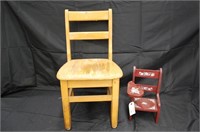 Children's Chair & Doll Desk