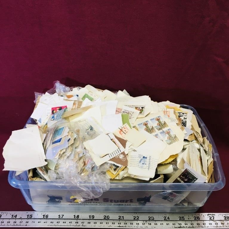 Large Lot Of Assorted Postage Stamps