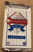1993 Donruss Series 1 Baseball Cards pack