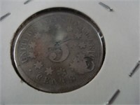 Shield Nickels Two 1867's 1883