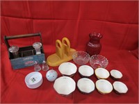 Kitchen related & dish lot. Pioneer Woman.
