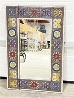 Pier1 Mirror with Carved Wooden Frame
