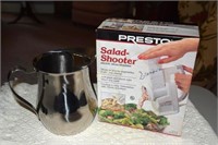 Presto Electric SaladShooter Slicer/Shredder (new