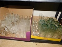 2 Boxes of Glassware