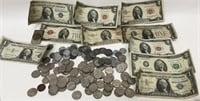 Lot of Early U.S. Coins & Notes