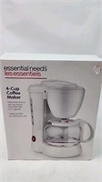 Essential needs four cup coffee maker