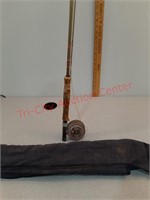 Vintage Martin fly fishing rod with sleeve