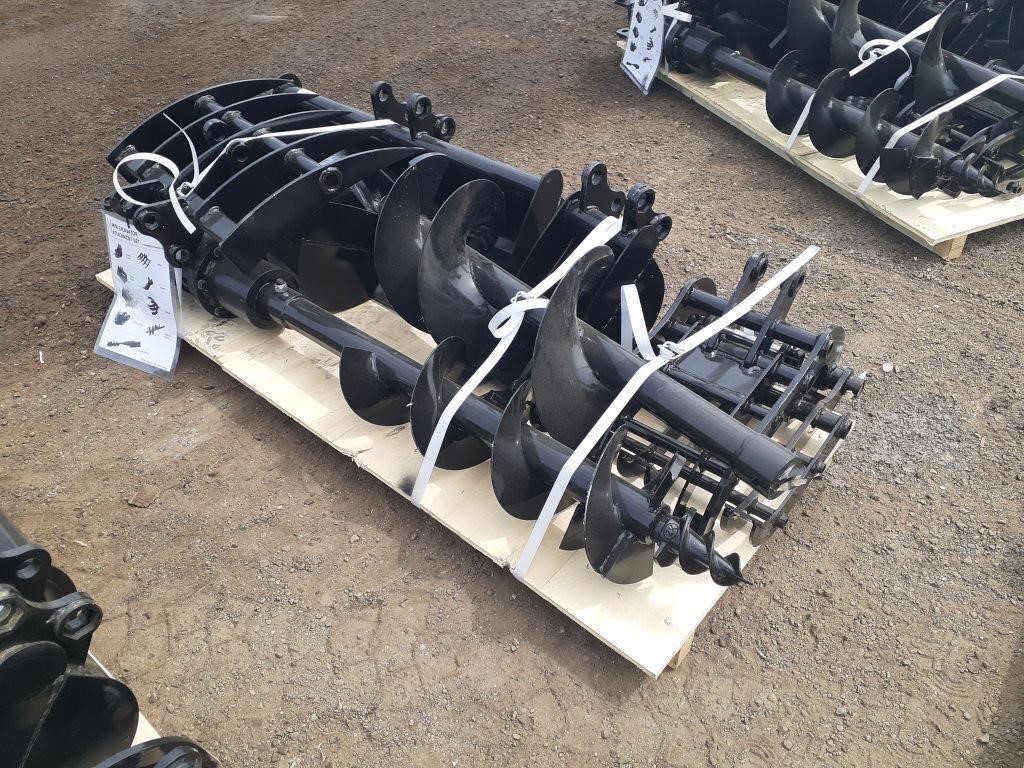 (9) Pc Miva Excavator Attachment Set