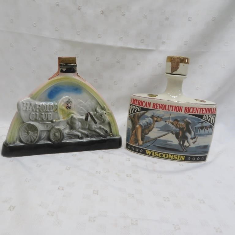 Decanters - Jim Beam (1) & Early Times (1) No Ship