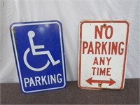 Parking Sign Lot