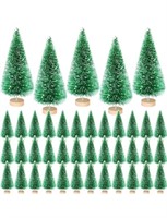 (New) Jenaai 100 Pcs Mini Christmas Pine Trees 4