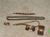 Copper looking bracelets