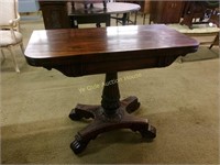Gorgeous Victorian Walnut Flip Top Game Table