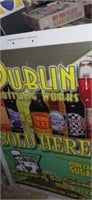 Dublin bottling works advertising sign